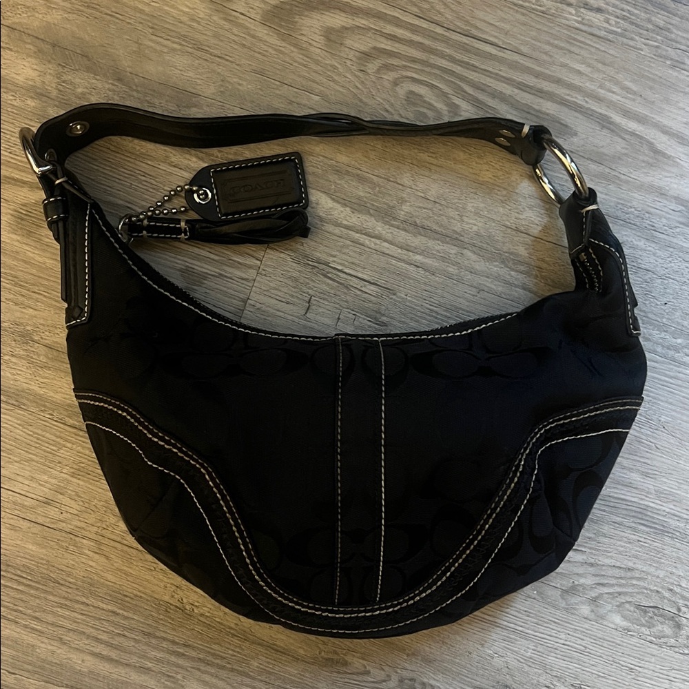 Coach Signature Jacquard Mini Hobo Bag L0668-10599